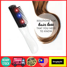 Sending small electrical currents kill the hair and stop hair growth. Laser Treatment Comb Reduce Hair Loss Infrared Massage Comb New Hair Growth Shopee Malaysia