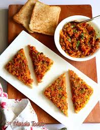 Masala Toast Recipe Iyengar Bakery Style Open Toast Recipe Recipe Toast Recipes Recipes Vegetable Masala