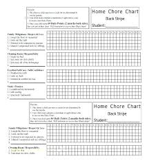 Chore Schedule Template Bookmylook Co