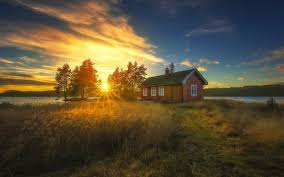 In older times, ringerike had a larger range which went westward, to the municipalities krødsherad, modum, and sigdal, also in buskerud. Ringerike Norway Sunset House Reeds Trees River Wallpaper Travel And World Wallpaper Better