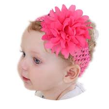 Amazon.com : KW Collection Girl Baby Headbands with Chiffon Lotus Flower  Elastic Crochet Hair Bands Ankle Wrist Flower Hat Decoration (Band:  1.6"×5.5", with Chiffon Flowe, 18 colors, 1 pcs per color) :