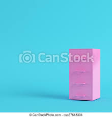 Maybe you would like to learn more about one of these? Pink Filing Cabinet On Bright Blue Background In Pastel Colors Minimalism Concept 3d Render Canstock
