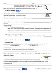 In other words, artificial selection is teleological and natural selection is not teleological. Evidence For Evolution Web Quest Supports Distance Learning By Biology Roots