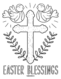 Lost in all the hubbub surrounding the easter bunny, painted eggs, and marshmallow peeps is the fact that easter is, at its heart, a religious holiday celebrating the resurrection of christ. 8 Free Printable Easter Coloring Pages Your Kids Will Love