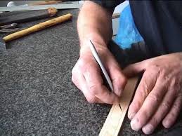 My very first attempt at leather carving.larger than actual size. Carving Self Designed Letters In Leather Selbstgezeichnete Buchstaben In Leder Schnitzen Youtube