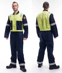 Roots Ro18092 Flamebuster Nordic Anti Static Coverall Navy Yellow