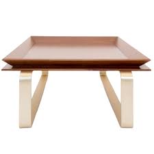 Metal table legs look great under coffee tables, desks and console tables. Square Wood Coffee Table With Metal Legs The Le Tray Coffee Table Curved Legs Marie Burgos Collection Modern Furniture Home Decor