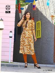 Daily wear kurtis from ashimafashionstore. Aradhna Lifestyle 3 Heavy Rayon Casual Wear Kurti Collection