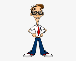Spiderman caricature with superman dad. Clipart Freeuse Library Nerds On Call Computer Repair Nerd At Computer Cartoon Png Image Transparent Png Free Download On Seekpng