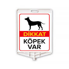 Dikkat Kopek Var Uyarici Levha Plastik Uyari Levhasi Tabelasi Fiyati