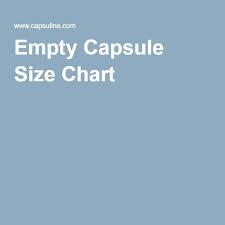 Empty Capsule Size Chart Past Art Empty Size Chart Chart