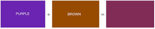 Red and green are the color of roses, strawberries, holly. Brown And Purple Mixed What Color Does Brown And Purple Make