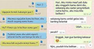 Masih belum bisa move on dari mantan? 11 Chat Lucu Cara Ngajak Balikan Mantan Ini Mengundang Senyum Brilio Net Line Today