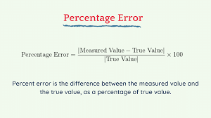 How to calculate percent error. How To Calculate Percentage Error Definition Formula And Examples