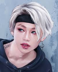 Pin By Summer Rain On K Fan Art Felix Stray Kids Kpop Fanart