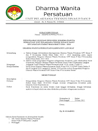 0% 0% found this document useful, mark this document as useful. Surat Keputusan Dharma Wanita