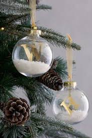 Give A Personal Touch To Your Christmas Decoration With Our Initial Filled Bauble Set And Let Y Christmas Decorations To Make Xmas Decorations Christmas Crafts