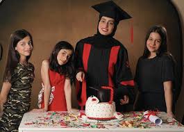 تخرج رغد فهمي روان وريان fashion academic dress dresses