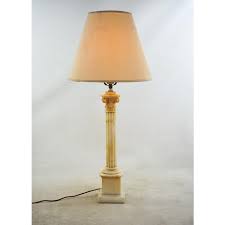 Explore our selection of marble table lamps from italian artisans: 20th Century Neoclassical Italian Marble Ionic Column Table Lamp Chairish