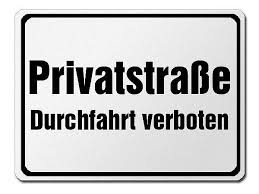 Durchgang verboten schild download : Verbotsschild Aus Aluminium Privatstrasse Durchfahrt Verboten 420 X 315 Mm Schilder Online Kaufen