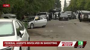 Federal agent fires shots after chase near Los Angeles, DHS says