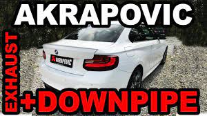 Bmw's m division has created some of the best drivers cars in the world. Brutal Loud Akrapovic Bmw M240i Downpipe Exhaust System Exhaust Sound Launch Youtube