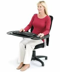 Swivel keyboard tray for chair. Mobo Ergonomic Workstation Chair Mounted Keyboard Tray Workstation Chair Home Office Furniture