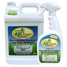 I can make over 1 gallon of my homemade super powerful chemical free natural weed killer for under $40. Summerset Alldown Herbicide Spray With Acetic And Citric Acid Ready To Use Concentrate
