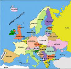 Descubrir inglaterra de otra forma. Mapa De Europa Sin Capitales 3 Didactalia Material Educativo