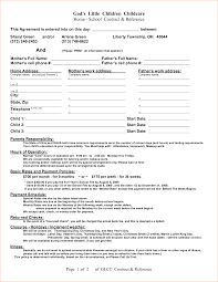 Home Daycare Contract Handbook Daycare Contract Starting A Daycare Home Daycare