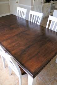 chalk paint dining table makeover (diy