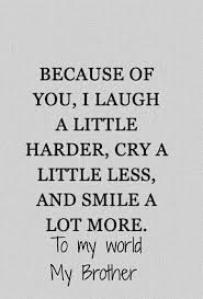 My Brother My World Friends Quotes Bff Quotes Best Friend Quotes