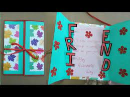 Let your friends, near and far, know how much they mean to you with a card. Diy Friendship Card How To Make Card For Friends Simple And Easy Friendship Day Card Tutorial Youtube