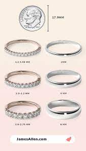 Wedding Ring Width Comparison Get Your Ring Engravement With Jamesallen Com Wedding Rings Oval Ideal Engagement Ring Diamond Wedding Bands