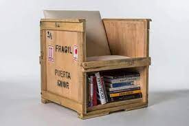 Discover how easy it is to make a uniquely functional bookshelf chair. 17 Innovative Bookcase Chair Designs Small House Decor