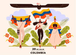 Historia, los mejores tweets y hechos. Free Vector Realistic 20 De Julio Independencia De Colombia Illustration