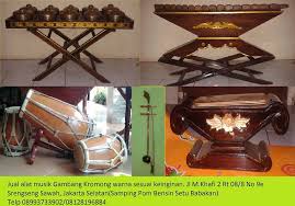 Gong dimainkan dengan cara dipukul dengan alat pemukul khusus yang empuk dan bunyinya rendah. Jual Alat Musik Gambang Sanggar Seni Irama Fannan Facebook