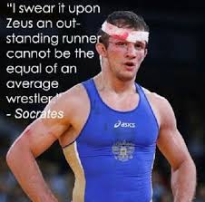 Made in chicago of imported fabric or material. Socrates Wrestling Quote Gentlemint