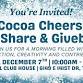 Cocoa Cheers: Sip, Share & Giveback event image