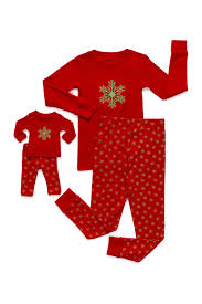 Leveret Snowflake Pajama Matching Doll Pajama Set Toddler Little Girls Big Girls Nordstrom Rack