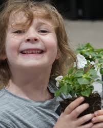 We're getting excited for LYN Day this Saturday, April 12th! Our  kindergarteners helped out by getting flowers ready to pass out to  neighbors. We have a goal to place a flower on