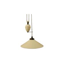 Brushed copper cone shape metal lamp shades easy fit pendant light shade. French Rise And Fall Pendant Lamp Naturel Lighting From The Home Lighting Centre Uk