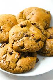 Nutella Stuffed Pumpkin Chocolate Chip Cookies Layers Of Happiness