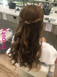 Bridesmaid Hair Hair Styles In 2019 Pinterest Prom Hair Bridesmaid Hair And Wedding Hairstyles Prom Hairstyles For Long Hair Medium Hair Styles Curly Wedding Hair