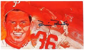 Buy Robin Roberts Philadelphia Phillies and Hall of Famer Signed 4x6 Career  Stats Postcard beckettfree Shipping Online in India