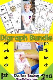 Distant Learning Digraph Activities Bundle Ch Ck Kn Ph Sh Th Wh Wr Digraphs Activities Phonics Activities Teaching Elementary