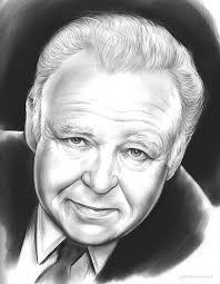 Carroll O'Connor Kids T-Shirt by Greg Joens