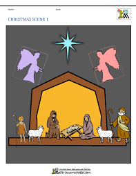 Your children can share the same love through these nativity coloring pages. Free Christmas Worksheets For Kids