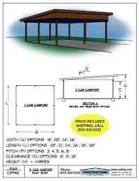 Sales Drawing Cpfr2 Carport Plans Building A Carport Carport