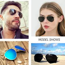 GREY JACK Pilot Sunglasses Glass Lens Metal Frame Classic Military Sty